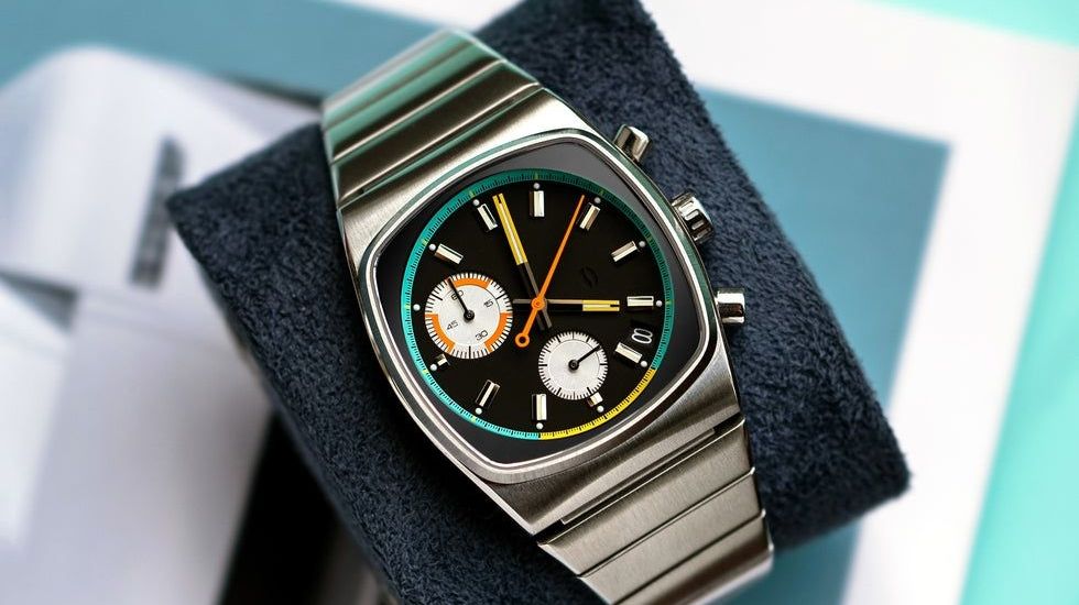 Brew Metric chronograph watch