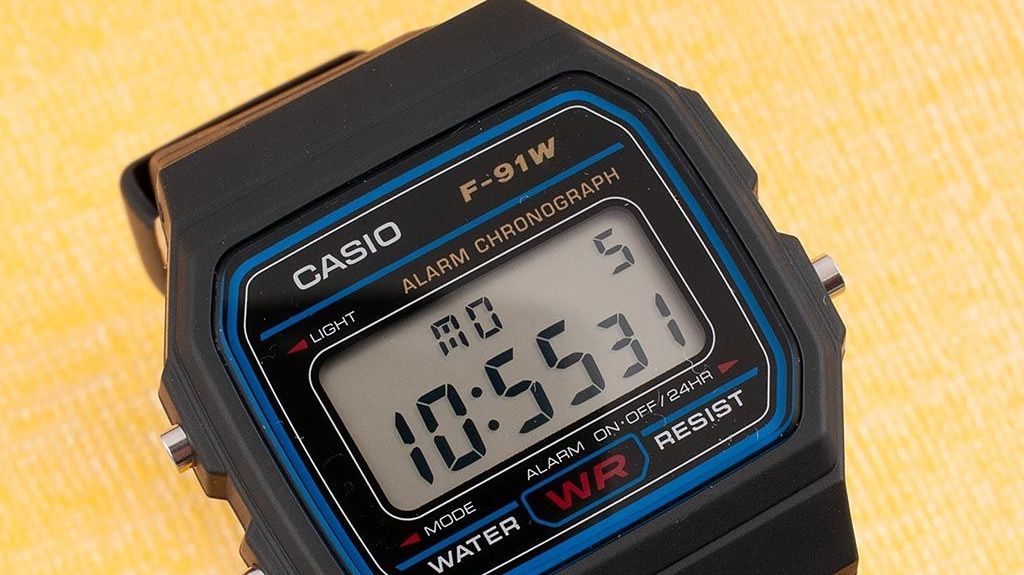 Casio F91W digital watch