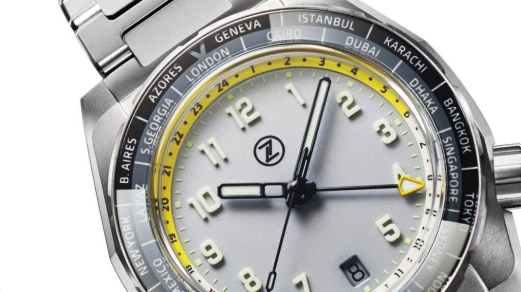 Zelos Thresher World Timer world timer watch