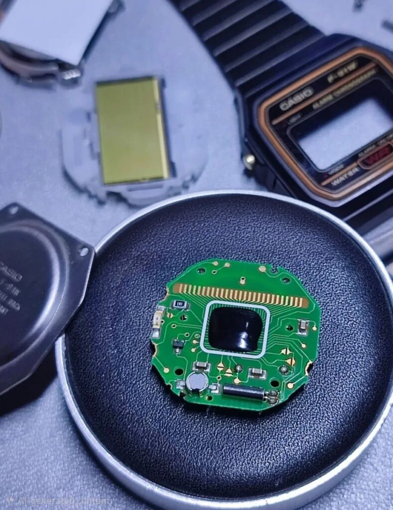 Digital watch movement