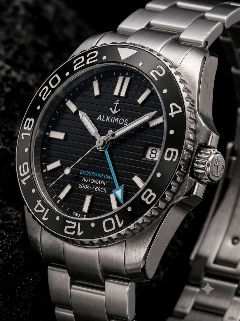 Alkimos Watches alkimos ghostship gmt