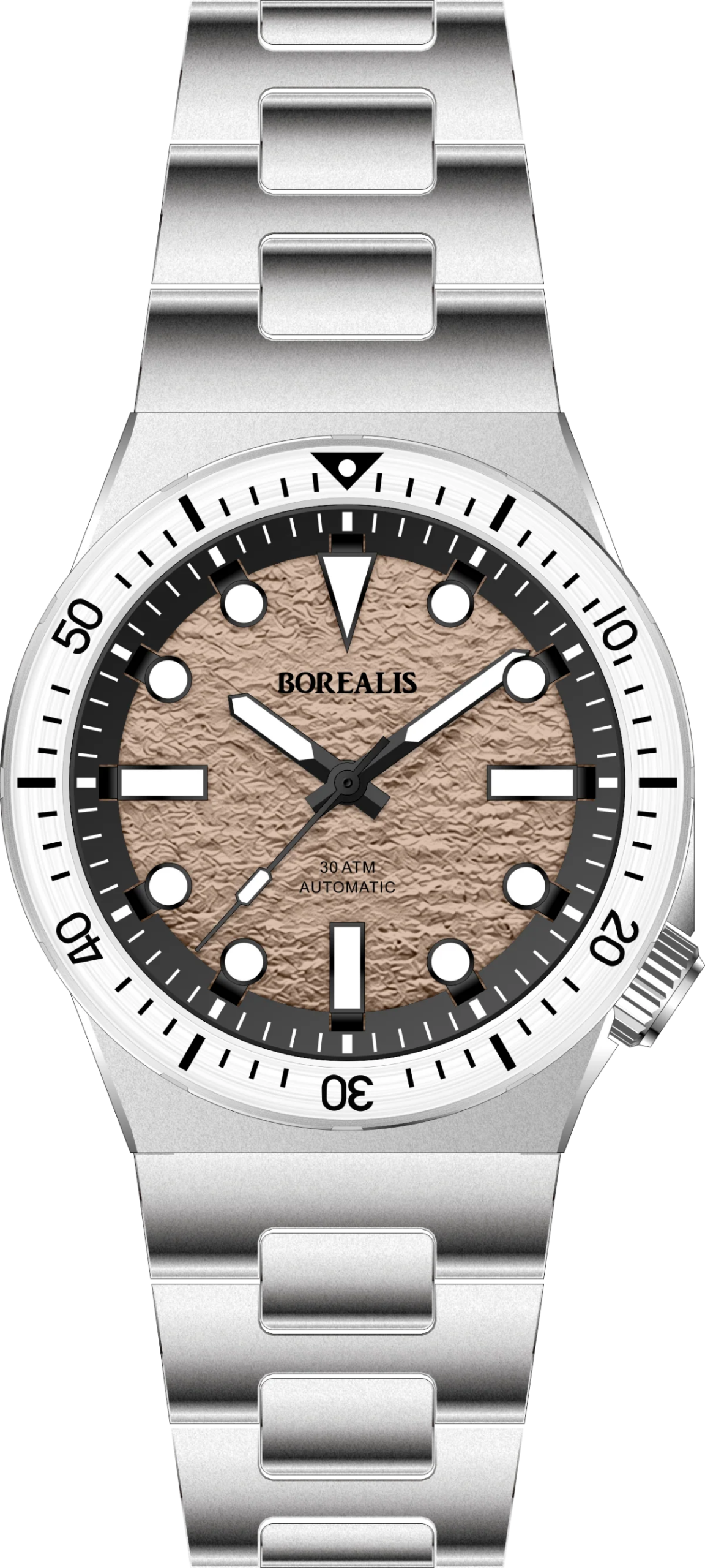 Borealis Watches borealis automatic diver textured dial watch