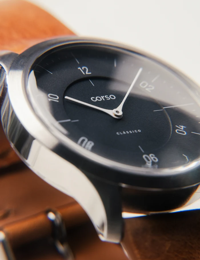 Corso Watches corso classico minimalist black dial