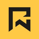 Protocol brand logo featuring a geometric black monogram emblem set against a solid yellow background.